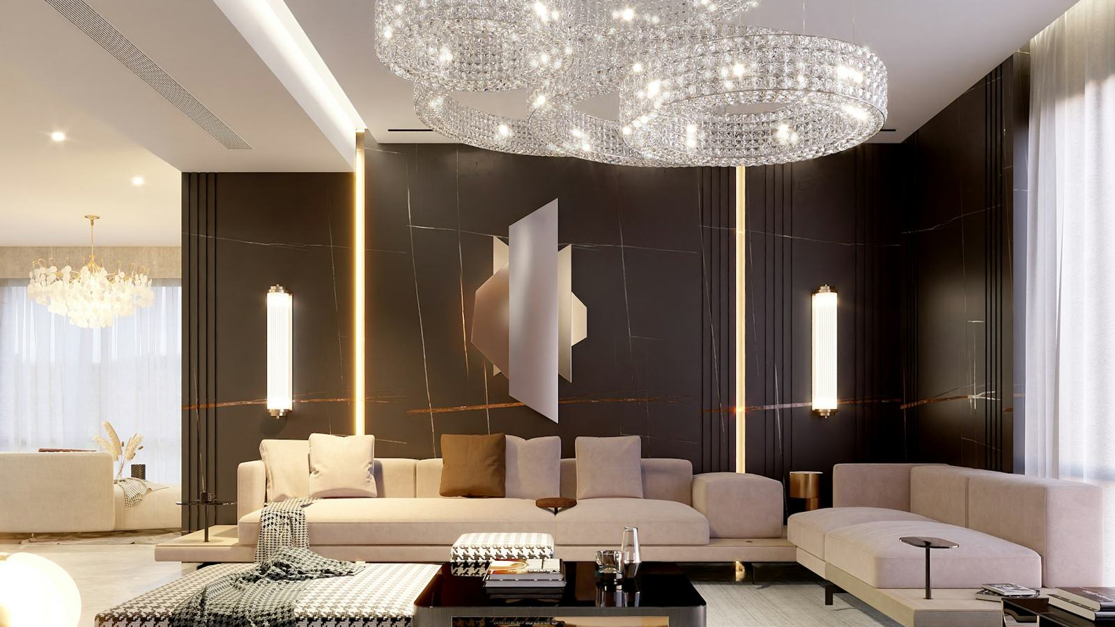 Modern luxury living room